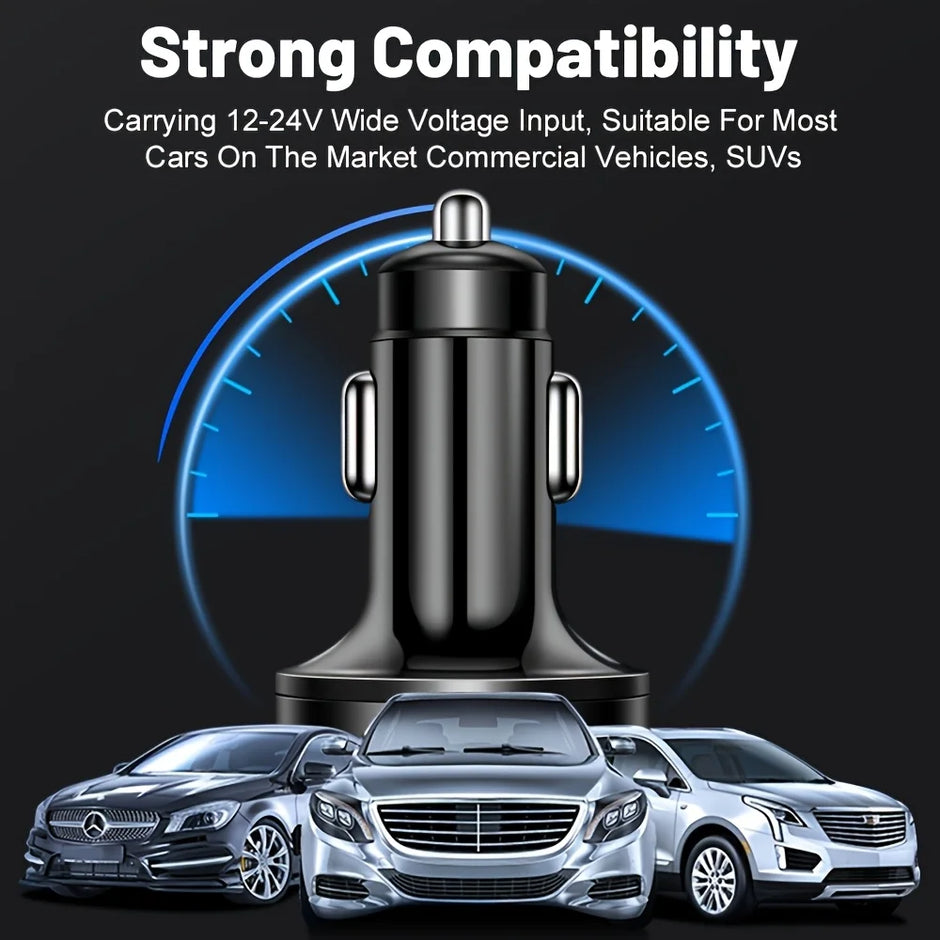 6-in-1 Fast Charging Car Adapter