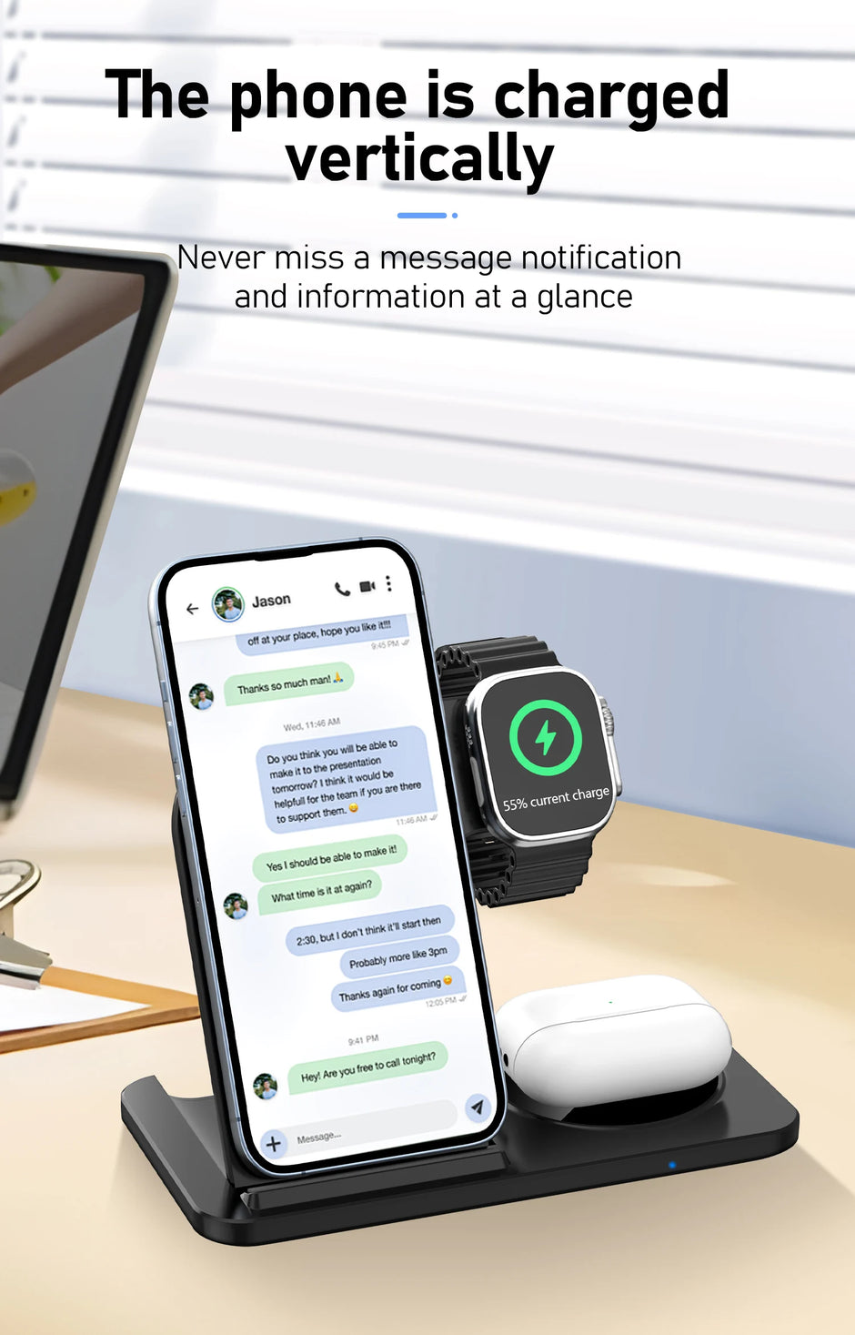 3 in 1 Wireless Charger