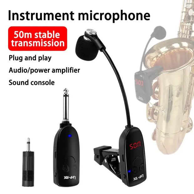 Wireless Saxophone Microphone
