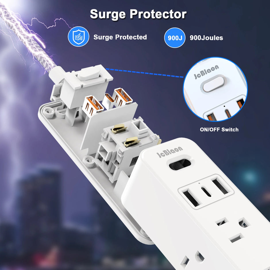 Multitap Power Strip AC Outlet