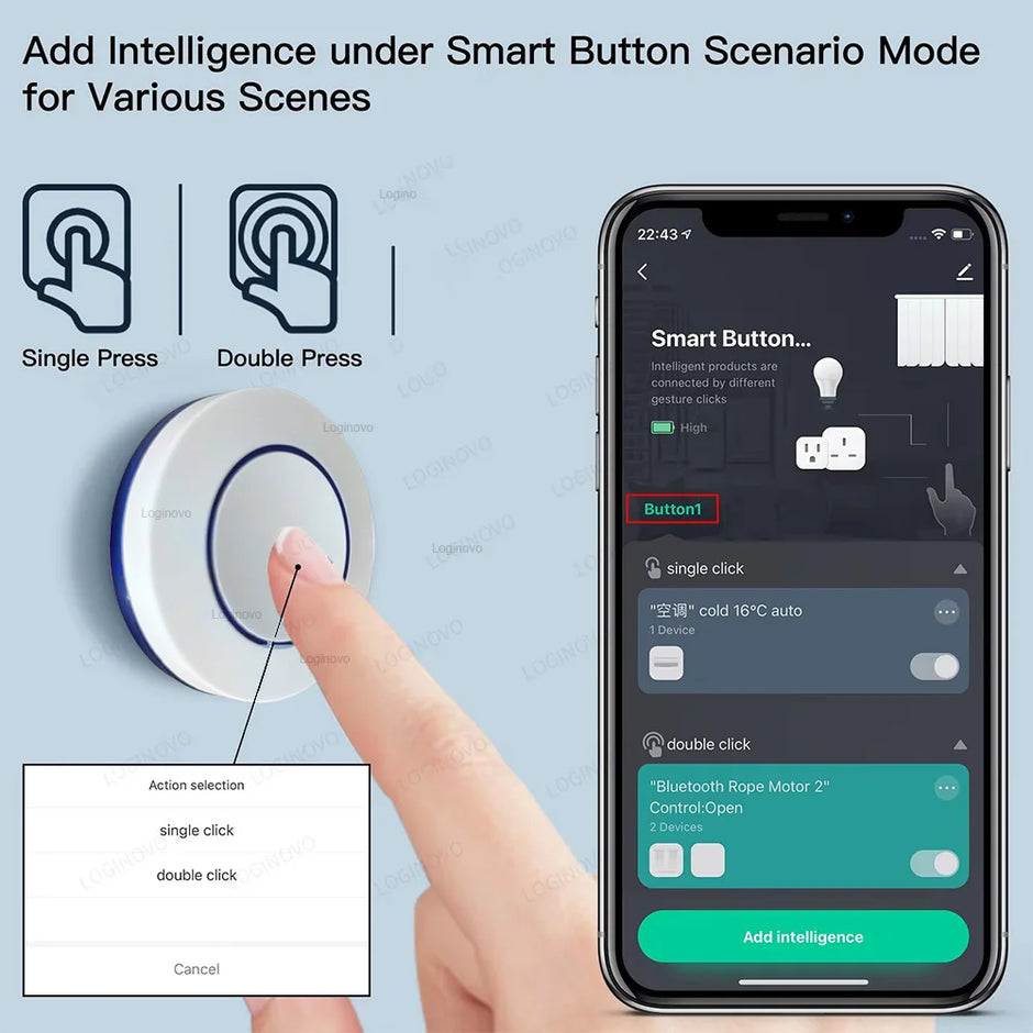 Wireless Smart Scene Switch