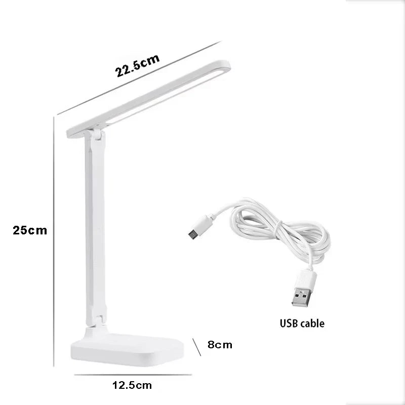 LED Touch Switch Folding Desk Lamp