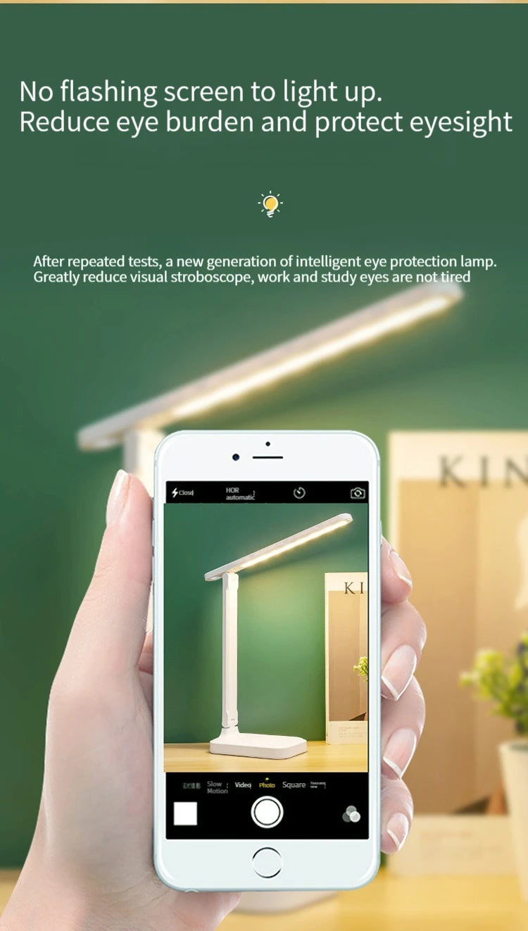 LED Touch Switch Folding Desk Lamp