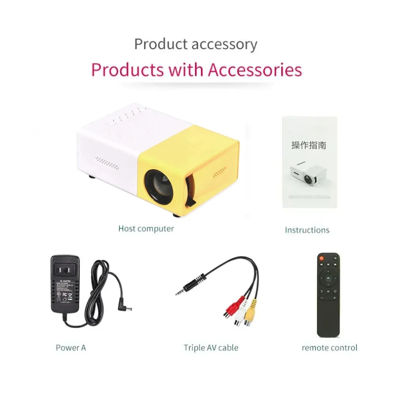 Mini HD 1080P Mobile Projector