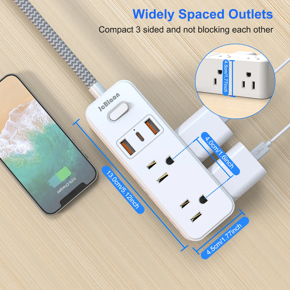 Multitap Power Strip AC Outlet