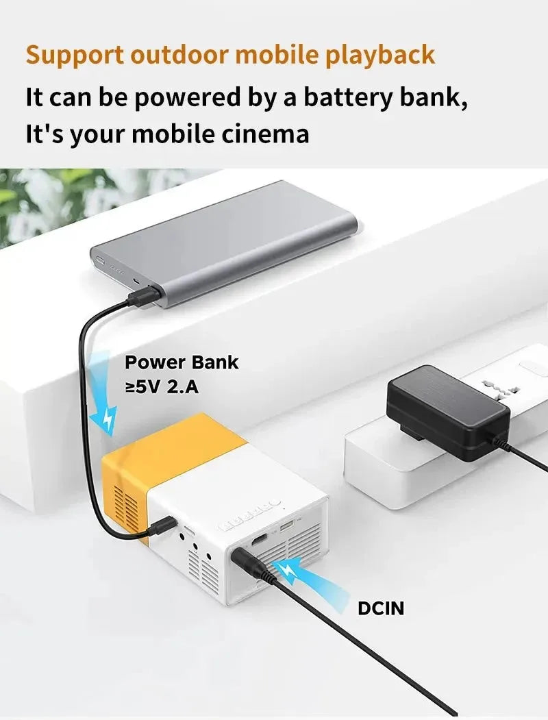 Mini HD 1080P Mobile Projector