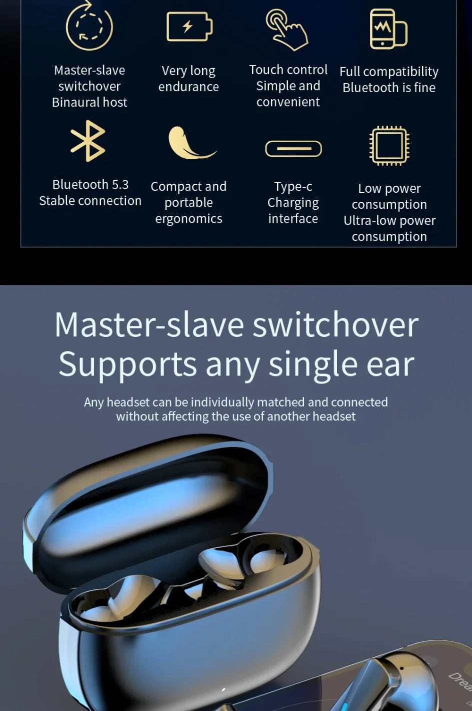 Wireless Earbuds Earphone