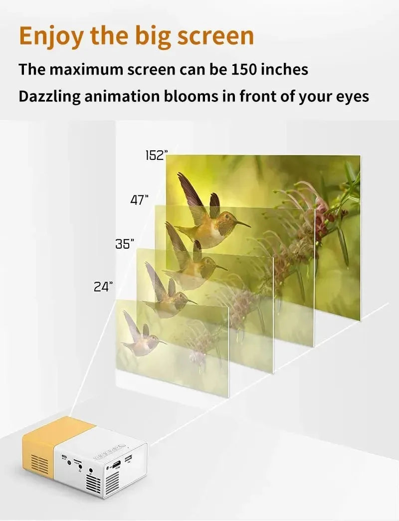 Mini HD 1080P Mobile Projector