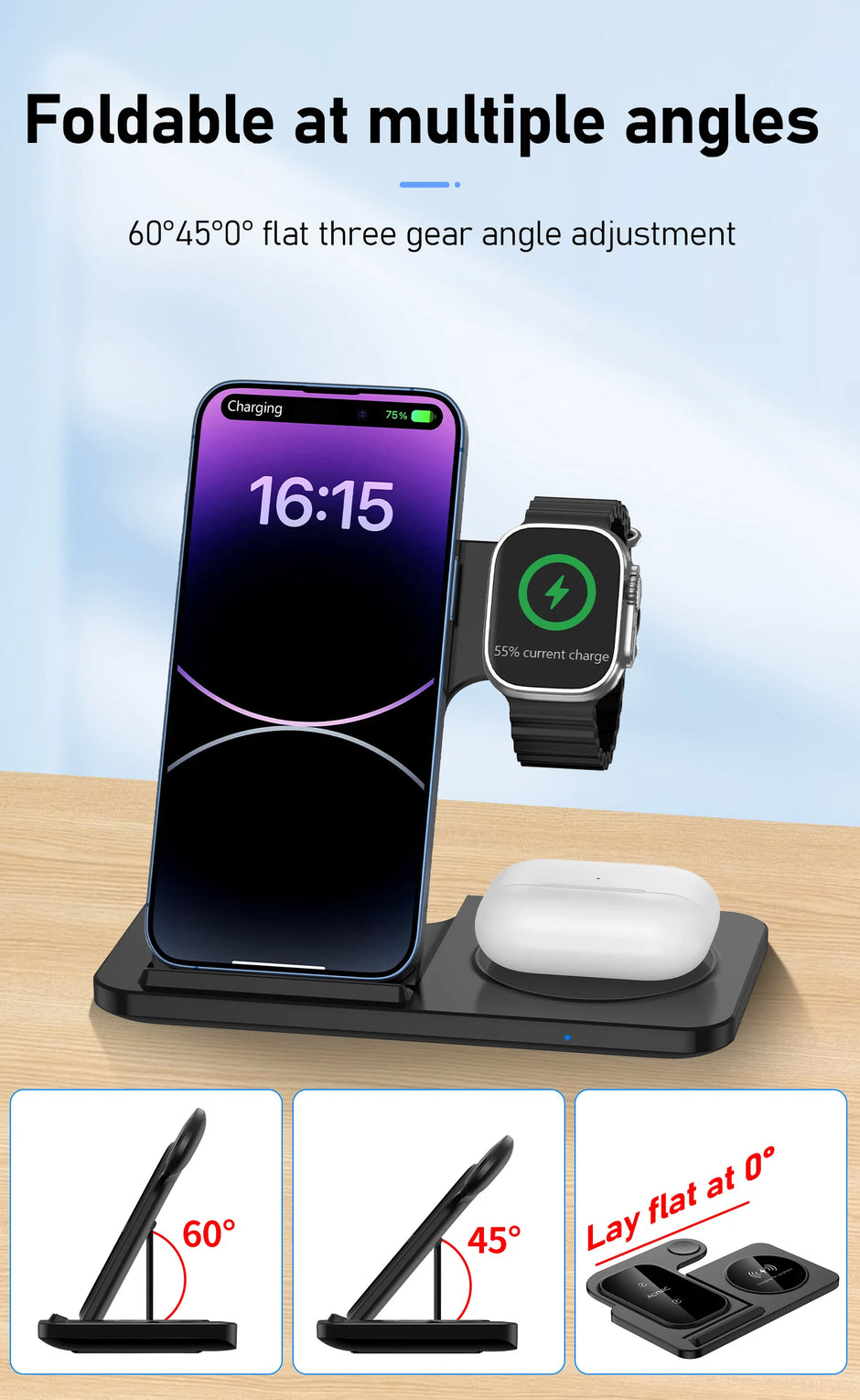 3 in 1 Wireless Charger