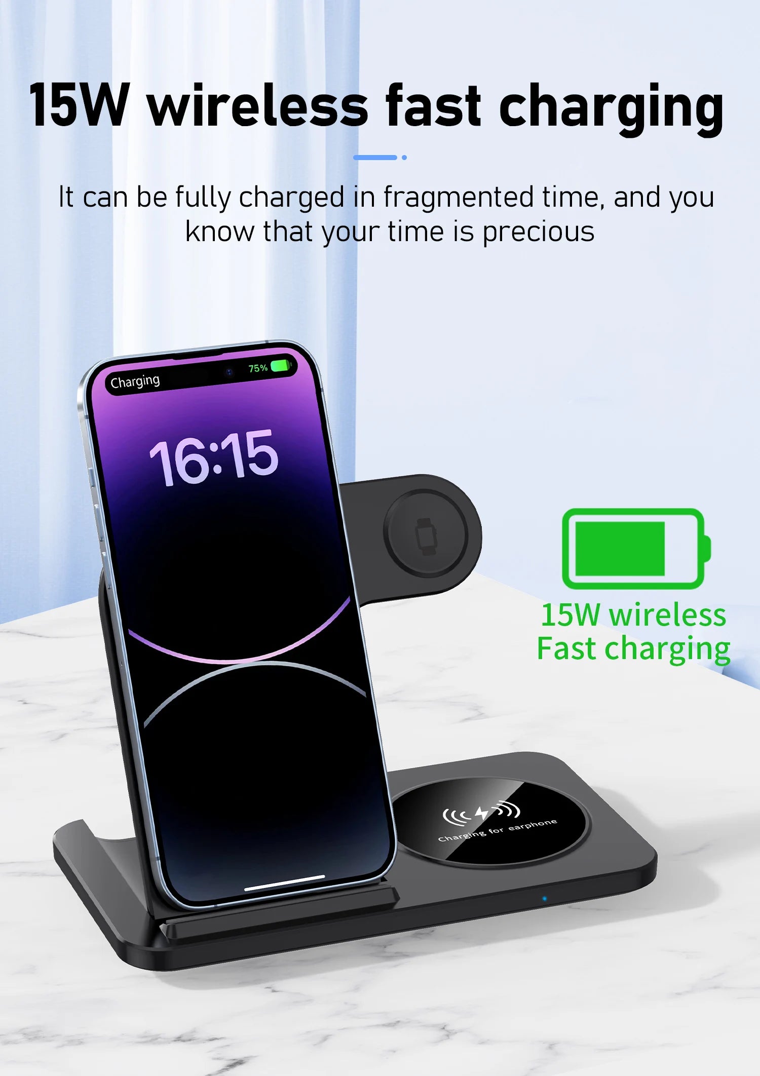 3 in 1 Wireless Charger