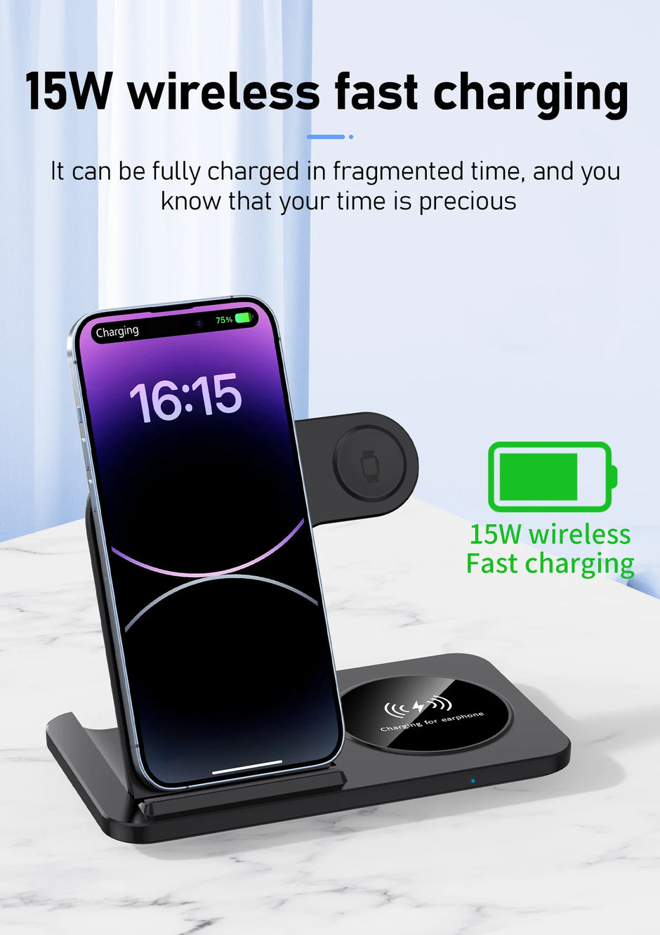 3 in 1 Wireless Charger