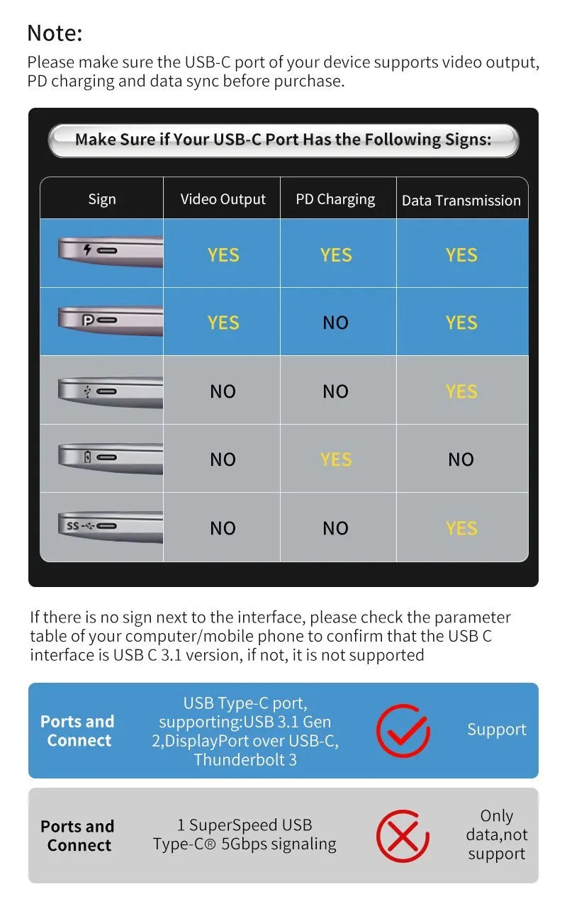 Usb 8 In 1 Type C Adapter