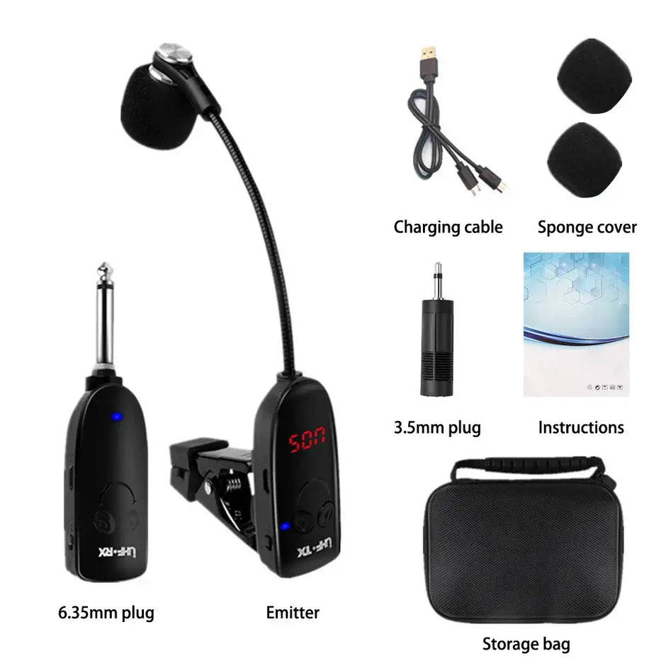 Wireless Saxophone Microphone