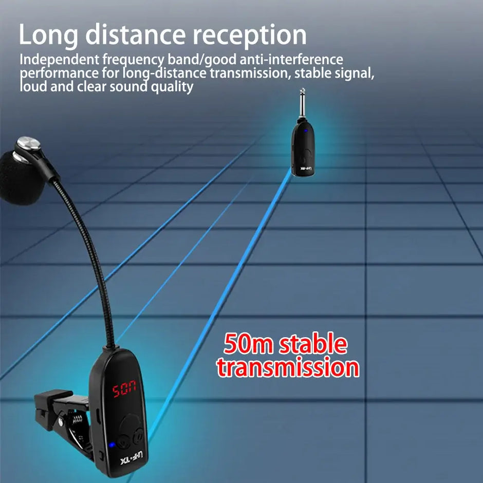 Wireless Saxophone Microphone