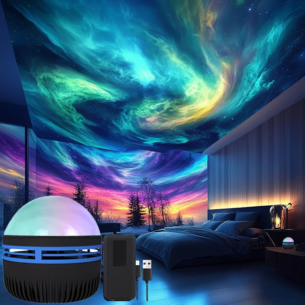 LED Northern Lights Projection Lamp